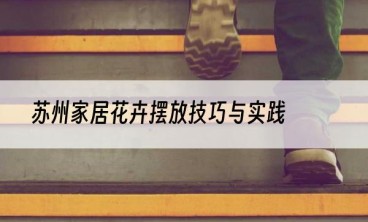 苏州家居花卉摆放技巧与实践