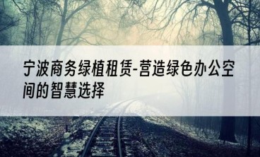 宁波商务绿植租赁-营造绿色办公空间的智慧选择