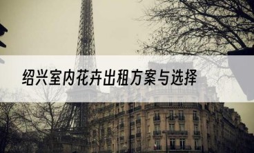 绍兴室内花卉出租方案与选择