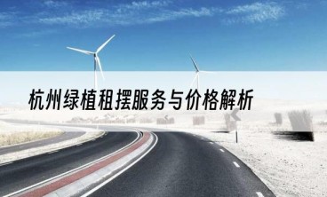 杭州绿植租摆服务与价格解析