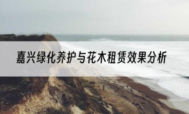 嘉兴绿化养护与花木租赁效果分析