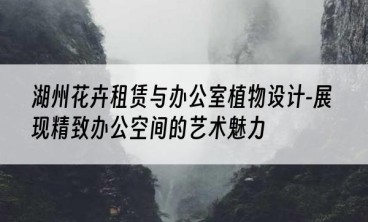 湖州花卉租赁与办公室植物设计-展现精致办公空间的艺术魅力