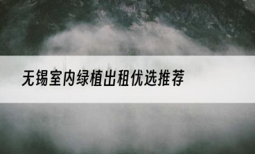 无锡室内绿植出租优选推荐