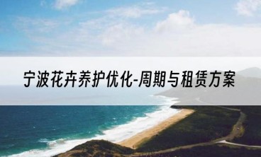 宁波花卉养护优化-周期与租赁方案