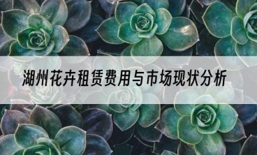 湖州花卉租赁费用与市场现状分析