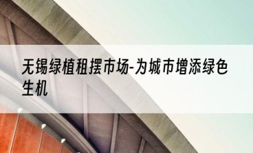 无锡绿植租摆市场-为城市增添绿色生机