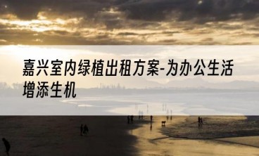 嘉兴室内绿植出租方案-为办公生活增添生机