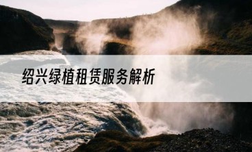 绍兴绿植租赁服务解析