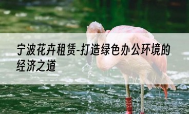 宁波花卉租赁-打造绿色办公环境的经济之道