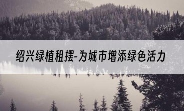 绍兴绿植租摆-为城市增添绿色活力