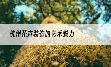 杭州花卉装饰的艺术魅力