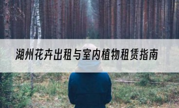 湖州花卉出租与室内植物租赁指南